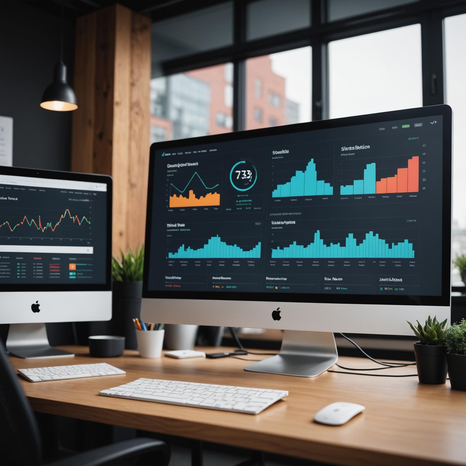 Modern website dashboard design by SiteCraft