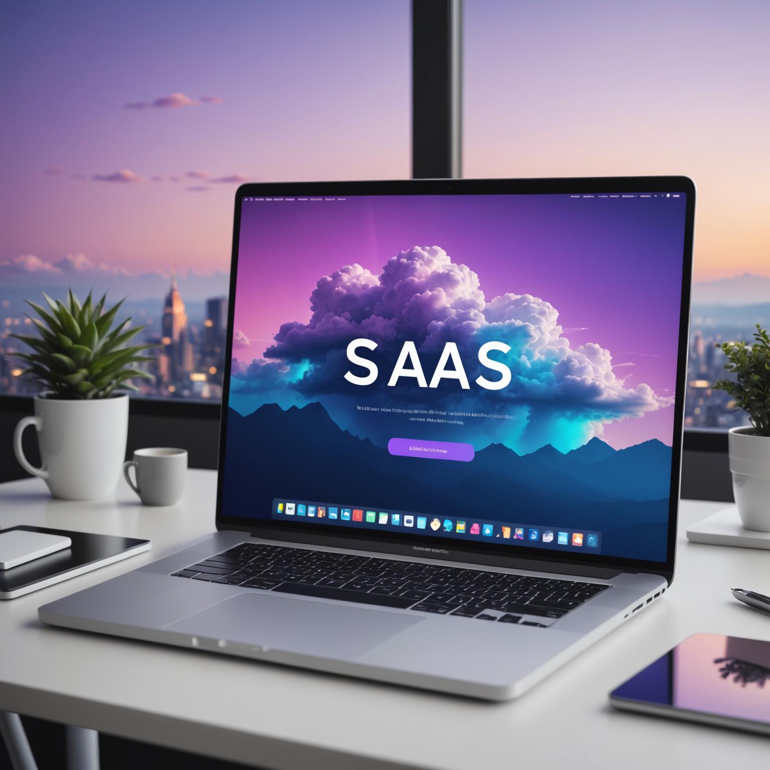 CloudSync SaaS platform landing page